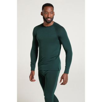 Mountain Warehouse Merino wollen thermo heren (Donkergroen)