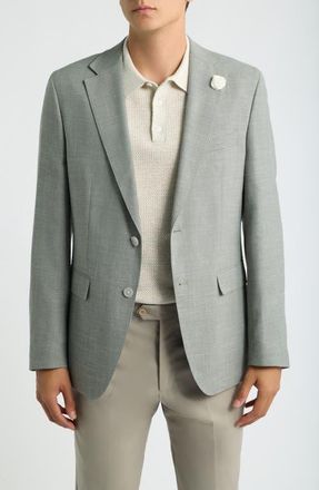 BOSS H-Hutson-263 Slim Fit Sport Coat in Open Green at Nordstrom, Size 38