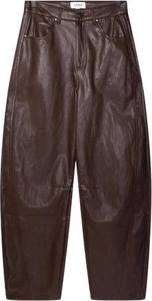 Aaiko Quin PU 689 Broek - Dames - Broeken - Bruin - Maat: XL