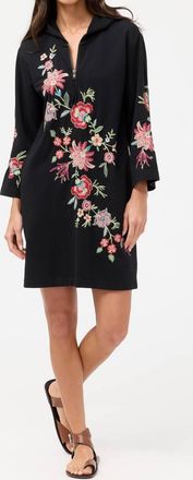 Johnny Was Zip Up Hooded Knit Beach Dress Junie In Black