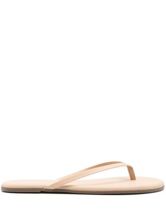 Tkees Lily flat sandals - women - Calf Leather/Rubber/Calf Leather - 10 - Neutrals