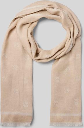 HUGO BOSS Schal aus reiner Viskose modell LASO in Beige, Größe 1