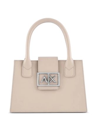 A|X Armani Exchange logo-plaque tote bag - Neutrals