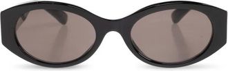 Balenciaga Nano Round AF Zonnebril - Dames - Zonnebrillen - Zwart - ONE Size - Nylon - Accessoires