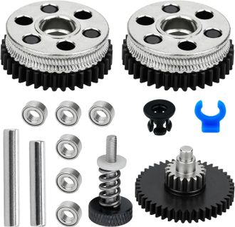 OEM Extrusor Totalmente Met&aacute;lico Para Extrusor Hgx Lite 2.0, Kit De Reducci&oacute;n De Acero Endurecido, Accesorio De Impresora 3d De Doble Engranaje Para Un Ex