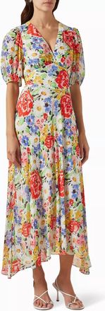 Rixo Corrine Midi Dress In Spring Meadow