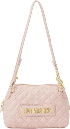 Love Moschino Quilted Micro Bag - Dames - Schoudertassen - Roze - ONE Size - Tassen
