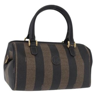 Fendi Pre-owned Vintage Boston Bag - Dames - Pre-owned - Zwart - Maat: ONE Size Leer