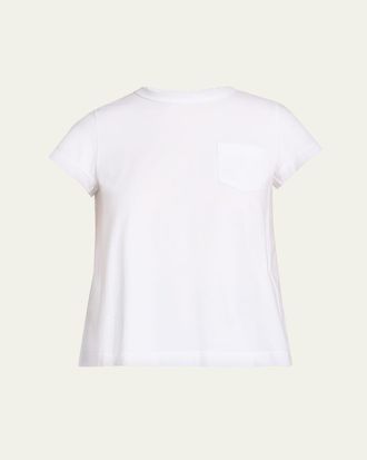sacai Cotton Poplin x Cotton Jersey T-Shirt