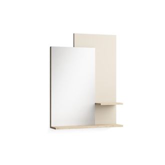 Vicco Espejo De Pared Puerto, Roble/cachemira, 70 X 90 Cm, Vicco