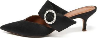 Malone Souliers Pumps a punta con cinturino posteriore - Nero