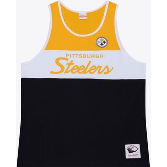 Mitchell & Ness Mens Mitchell & Ness Black/Gold Pittsburgh Steelers Head Coach Tank Top at Nordstrom, Size Medium