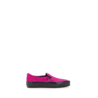 Vans Sneakers, female, Pink, 1 1/2 UK, LX Classic Slip-On 98 Pony Hair