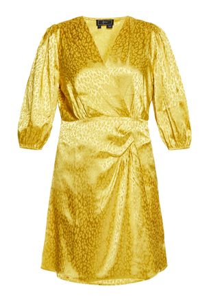 Faina Jurk Dames geel