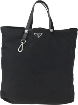 Prada Pre-owned Tote Bags, female, Black, Size: ONE SIZE Pre-owned Vintage Tote Bag