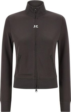 Courr&egrave;ges Hoodies & sweatvesten, Dames, Grijs, S, Sweatshirts