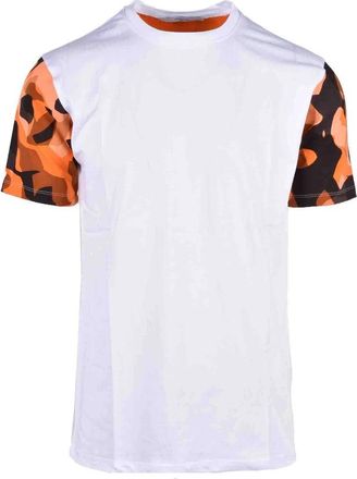 Takeshy Kurosawa White Camouflage Cotton T-Shirt