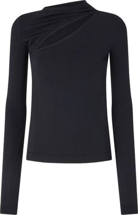Pinko Zwarte Sweater Aw 25 - Dames - Longsleeves - Zwart - XS - Tops