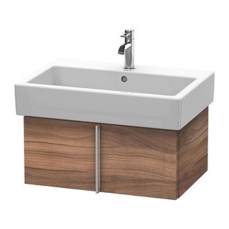 Duravit Duravit Vero Vanity 6105, De Pared, Con 1 Extra&iacute;ble, 650mm, Color (frente/cuerpo): Nogal Natural Decorado - Ve610507979