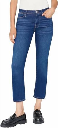 Frame Denim Le Shape High Straight Jeans In Stover