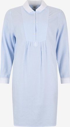 Celestine Gestreiftes Flanellnachthemd mit Latz Ellie