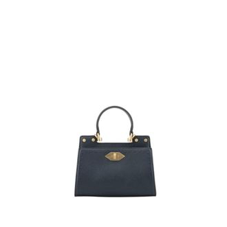 Pourchet Tassen, Dames, Blauw, ONE Size, Leer, Trianon Micro