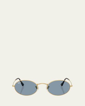 Ray-Ban Metal Oval Sunglasses