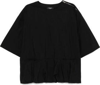 Songzio T-shirt Balloon Pleats - Nero
