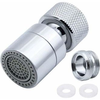 OEM Aireador De Lat&oacute;n Para Grifo, Giratorio 360&deg;, 2 Modos Ajustables. Filtro De Aireaci&oacute;n Para Grifo De Cocina Con Adaptador Para Boquilla - Para Grifos C