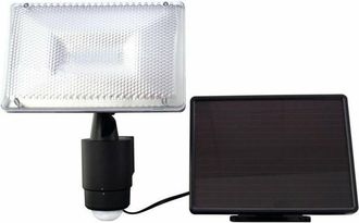 OEM Proyector Led Negro Solar 12x05w Con Detector De Movimiento (por 2)