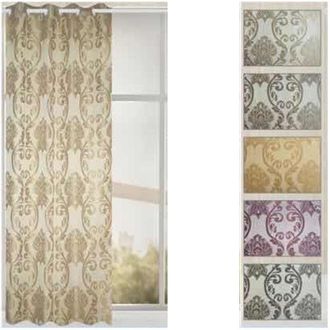 Trade Shop Trade Shop - Tenda Cleofe Pannello Singolo 8 Borchie Porta Finestra Cucina Bastone 140x280 Cm