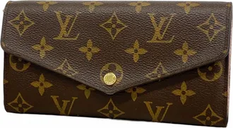 Louis Vuitton Brown Rose Ballerine Long Wallet (Bi-Fold) (Pre-Owned)