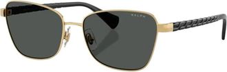 Ralph Lauren Geometrische Zonnebril - Dames - Zonnebrillen - Geel - 56 MM - Accessoires