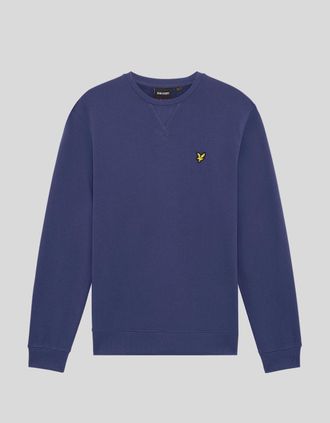 Lyle & Scott Lyle And Scott Mens Cotton Crew Neck Sweatshirt - Navy - Size: 44