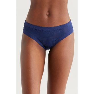 MeUndies Allover Lace Tanga in Navy Feather at Nordstrom Rack, Size 4X-Large