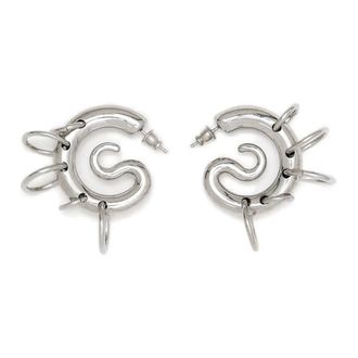 Panconesi Accessoires, Dames, Grijs, ONE Size, Night Sky Cluster Earrings