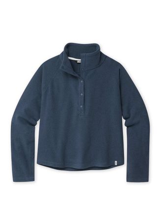 Stio | Womens Turpin Fleece Snap Pullover, Size Extra Large in Mountain Shadow