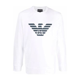 Emporio Armani Hombre, Sudaderas, Blanco, Talla: XL