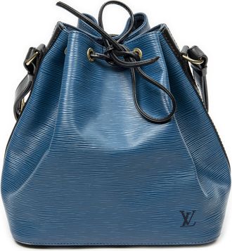 Louis Vuitton Pre-owned Womens Noe Bicolor PM Shoulder Bag - Blue - One Size