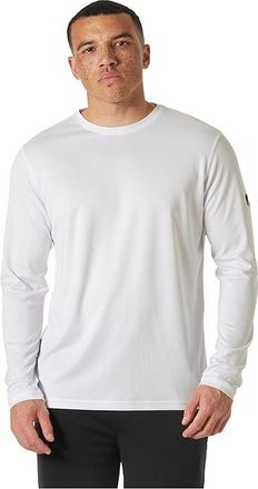 Helly Hansen HH Tech Crew Long Sleeve 2.0 Mens Clothing White : 2XL, Polyester