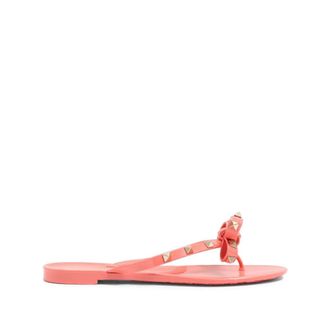 Valentino Garavani Flip Flops, female, Red, 7 UK, Summer Rockstud Sandals