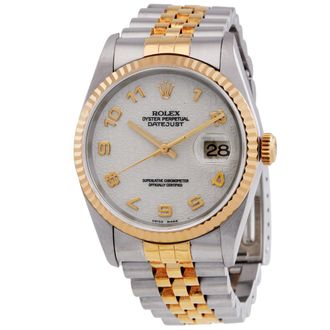 Rolex Pre-owned Rolex Oyster Perpetual Datejust 36 Automatic Chronometer Mens Watch 16233WAJ