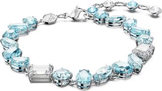Swarovski Damesarmband Blauw Gema 5666018 - Dames - Armbanden - Blauw - ONE Size - Accessoires