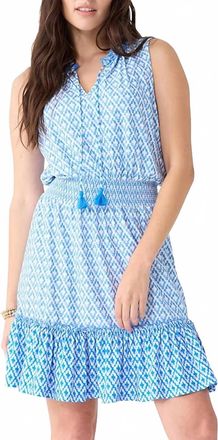 Cabana Life Smocked Waist Dress In Seaside