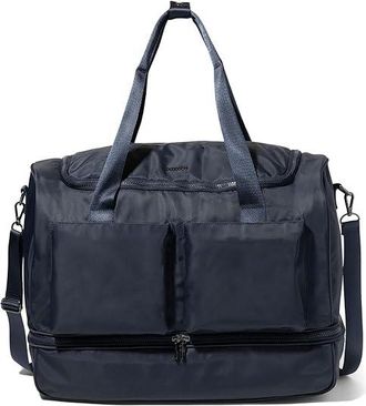 Baggallini Deluxe Fifth Avenue Weekender Duffel Bags French Navy Twill : XL, Nylon/Polyester