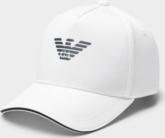 Emporio Armani Mens Logo patch baseball cap