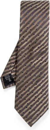 Giorgio Armani Ties - Heren - Stropdassen - Bruin - ONE Size - Accessoires