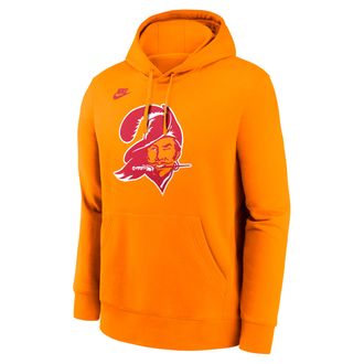 Nike Tampa Bay Buccaneers Vintage Logo Club Nike Mens NFL Pullover Hoodie in Orange | NKDK87F9YV-AN2