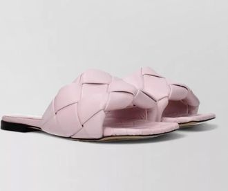 Bottega Veneta calfskin flat sandals