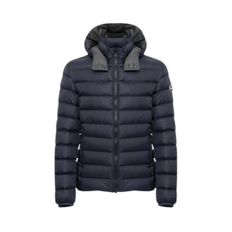 Colmar Sportieve Donsjas Met Afneembare Capuchon - Heren - Ski Jassen - Blauw - XL - Nylon - Fitness